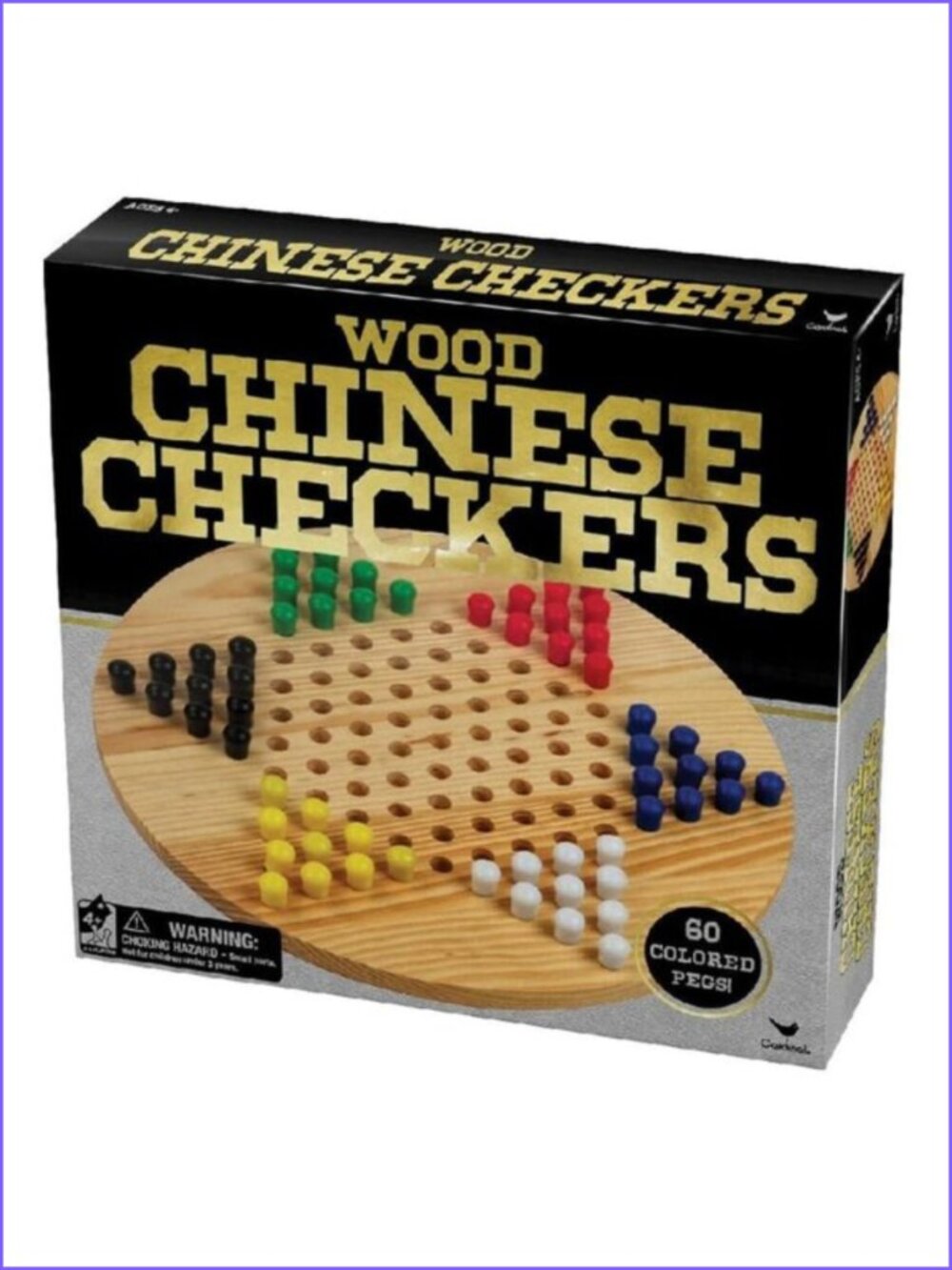Wood Game Board Chinese Checkers Game by Cardinal For Age 4+ New in Box